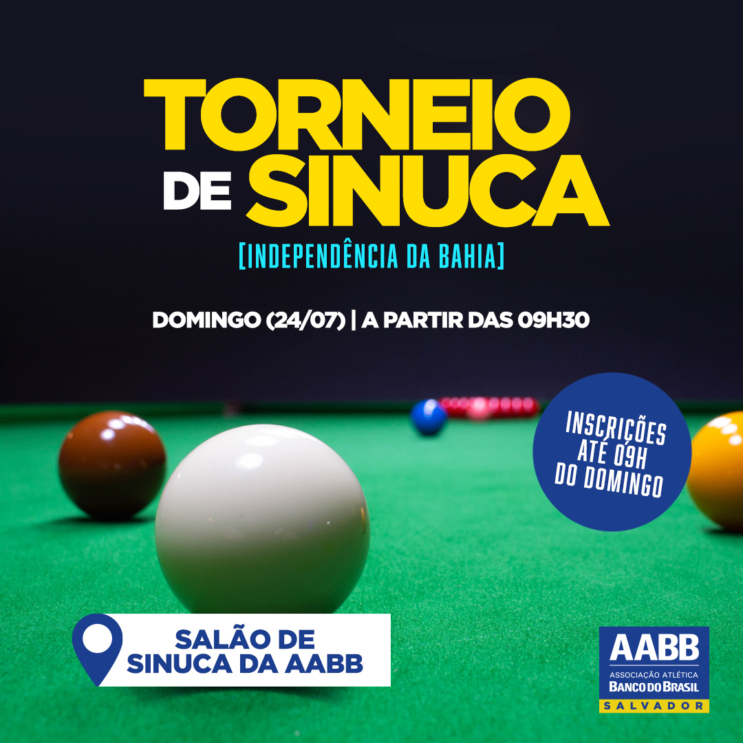 Campeonato de sinuca: horário dos jogos da 1ª fase – ASSUFOP