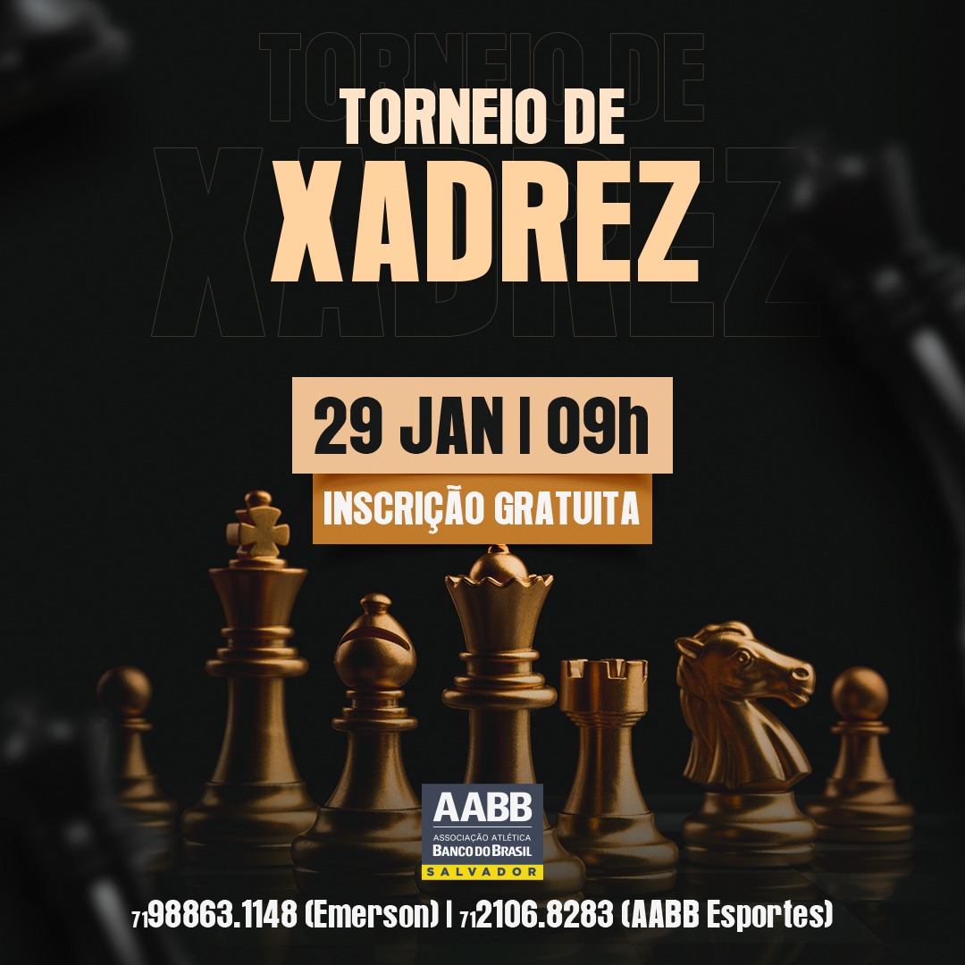 AABB Salvador - Torneio de Xadrez na AABB Salvador